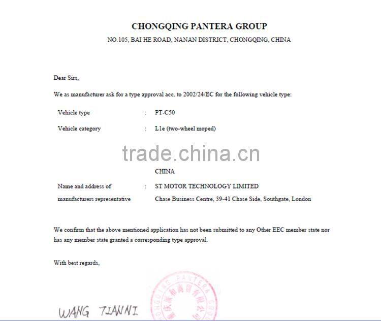 4 Stroke New Best Petrol 50cc Classic Motorcycle