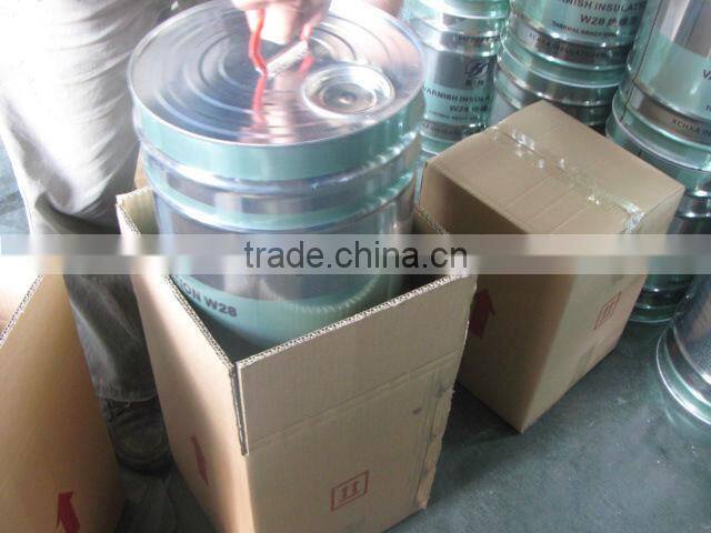 Reddish insulating electric varnish