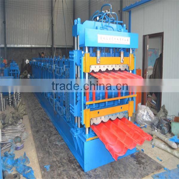 New type- double tiles sheet forming machinery