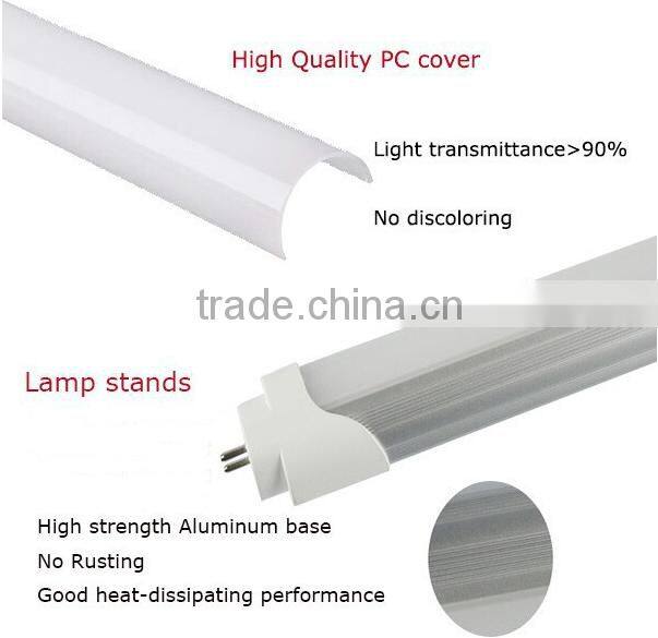 22w hot sex led t8 tube compatibble wirh magnetic ballast t8 led tube young tube manufacturer