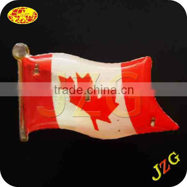 2016 China factory Led flag pin independence day decoration flashing flag