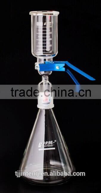Solvent filtration apparatus 1L glass funnel