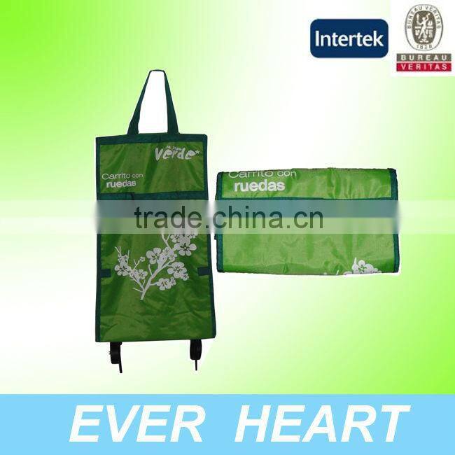 New Arrival Foldable Collapsable Shopping Trolley Bag with Wheels