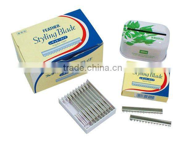 Professional stainless steel salon use razor&blade