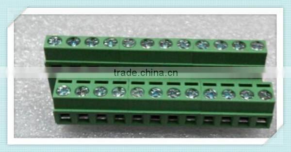 5.0mm Pitch PCB Screw Terminal Block KDG128 300V 12A with UL, CE, Rohs Approved