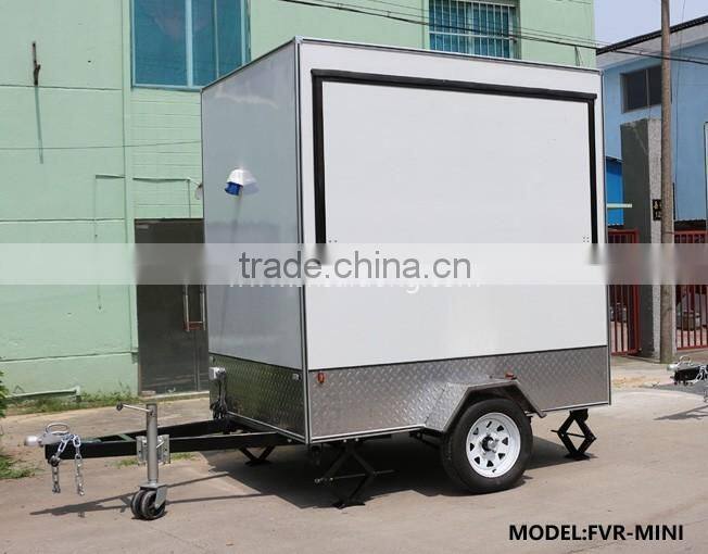 low cost mobile food kiosk machine/food trailer