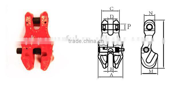 WITH STICK SAFETY PIN G80 CLEVIS CLUTCH