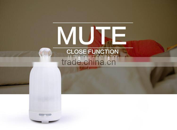 home appliance glass made colorful LED scent oil aromatherapy diffuser