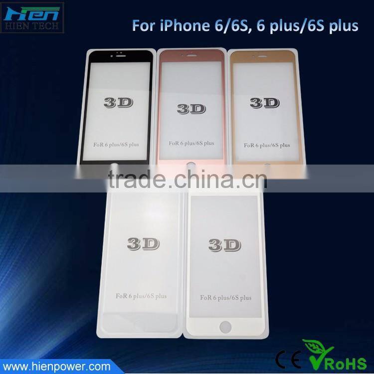 curved edges high sensitivity touch response glass screen protector for samsung s7