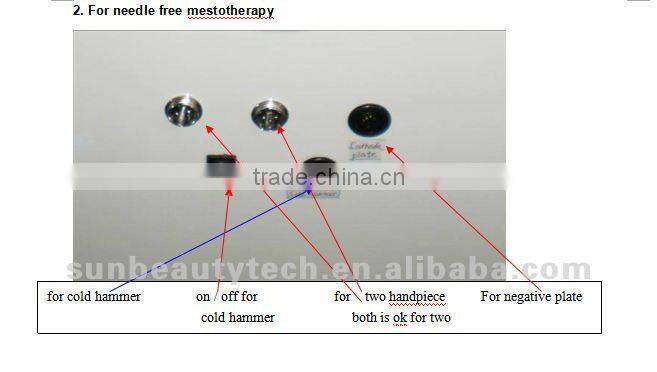 Needle-free mesotherapy facial Oxygen jet peel Machine