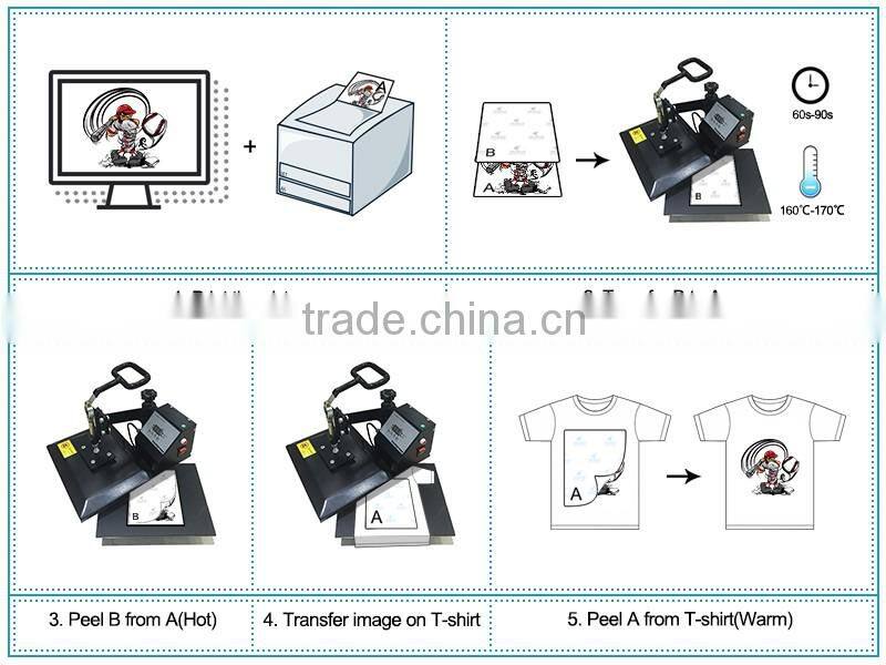 Yesion Wholesale Laser Transfer Paper, Self Weeding Transfer Paper For Dark Cotton T-shirts