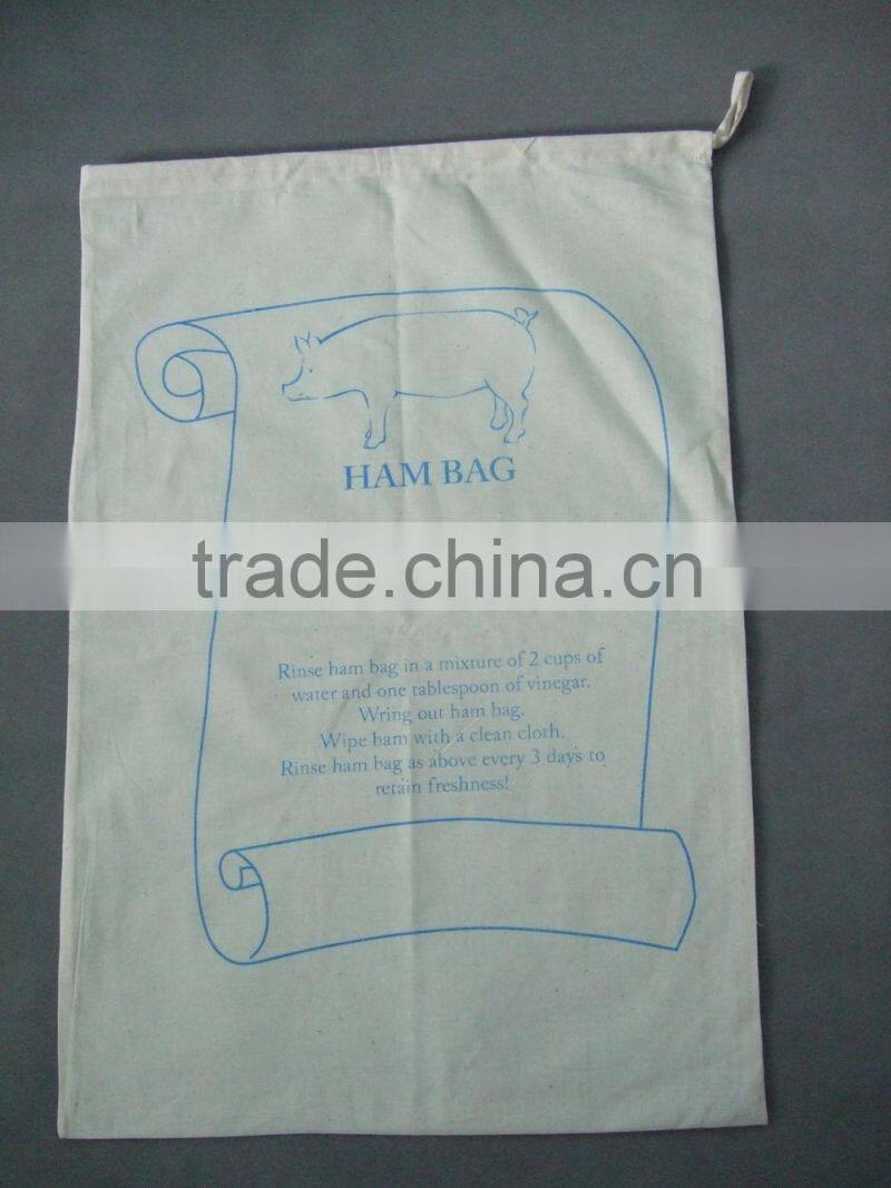 100% cotton retain freshness ham bag