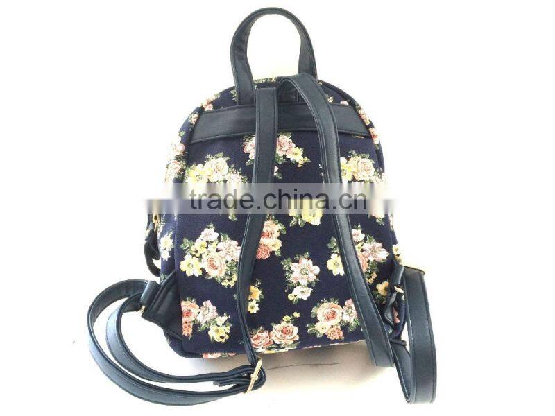Wholesale Fashion Canvas school backpack