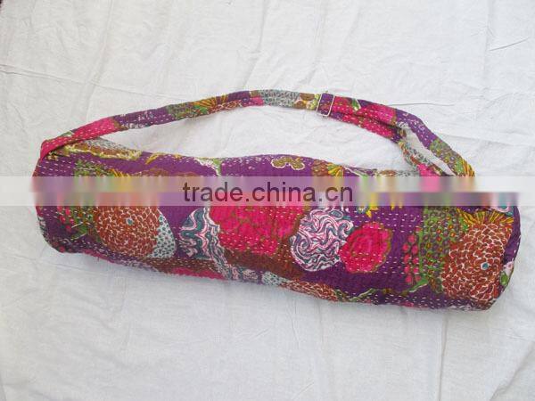 new chirtmas gift in discount price Latest 2015 handmade big size kantha yoga bag