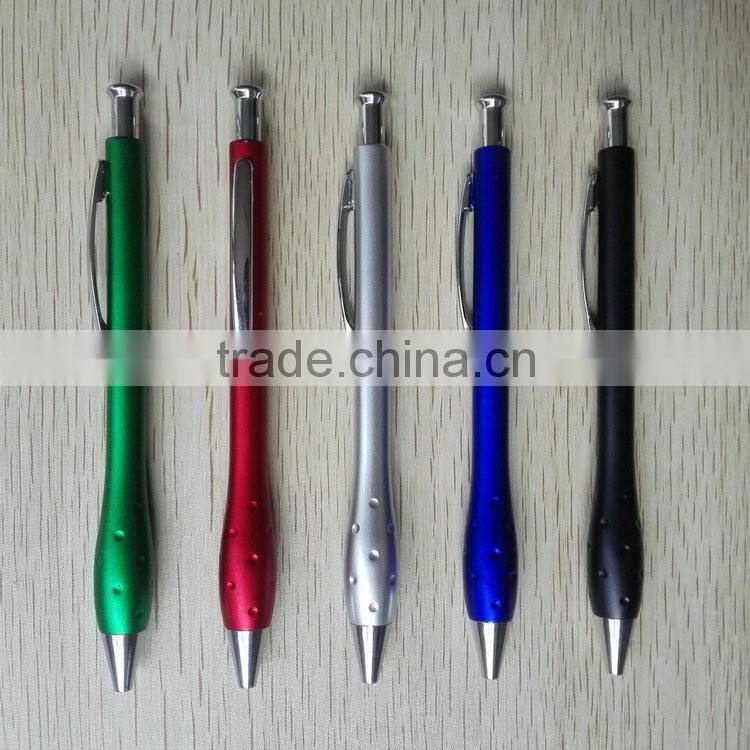 Most wanted products pad printing Green, red, silver, blue, black hot sale recycling plastic pen
