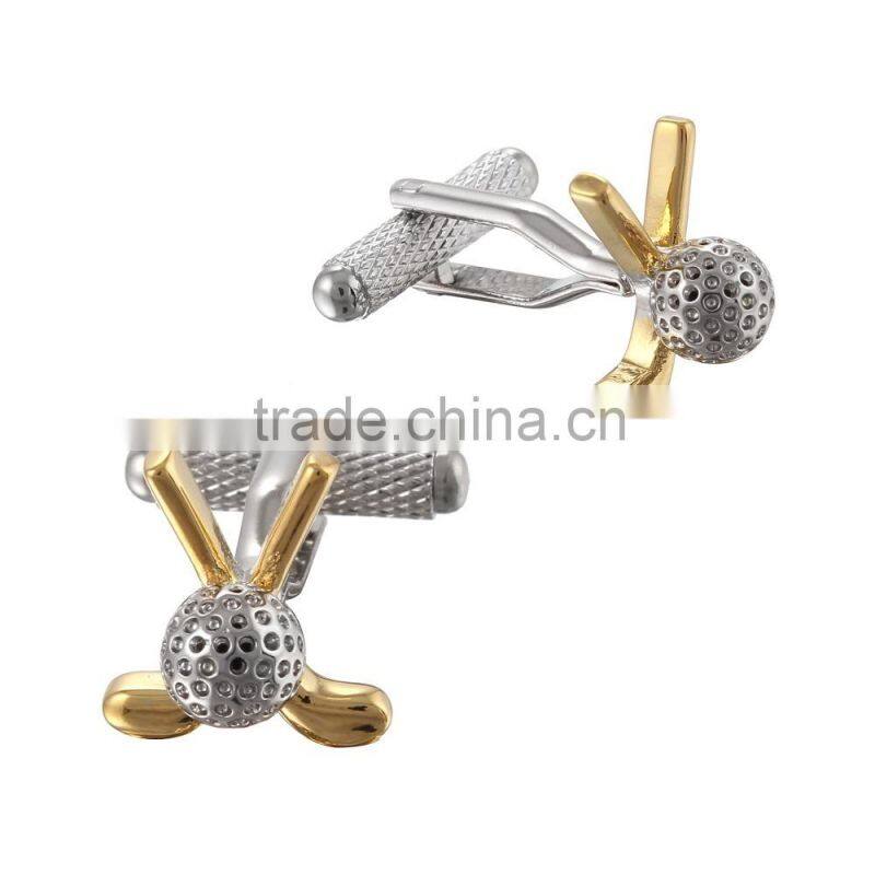 2015 new arrival hot selling 3D novelty cufflinks&tie bar wholesale