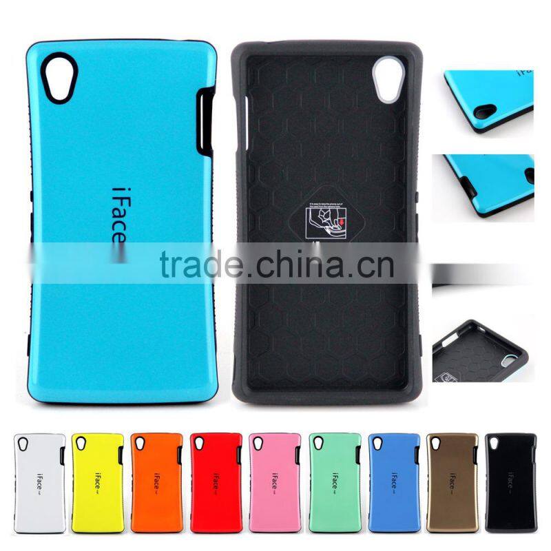 Factory price Iface mall case for Sony Z3, colorful case for Sony Z3