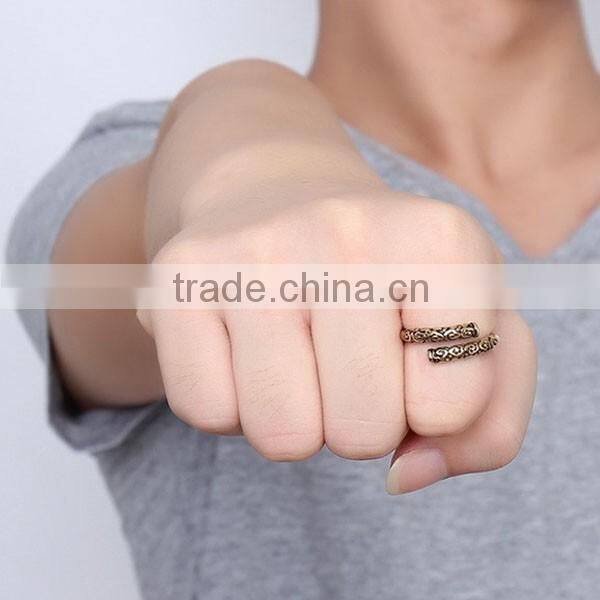 Chinese Style Journey To The West Stainless Steel Jewelry Men Ring