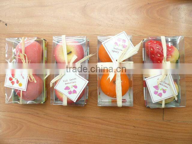 Handicraft fruit candle