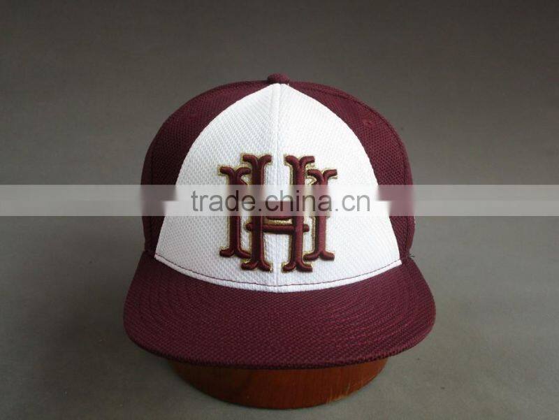 Custom Diamond polyster fabric snapback cap with 3D embroidery logo