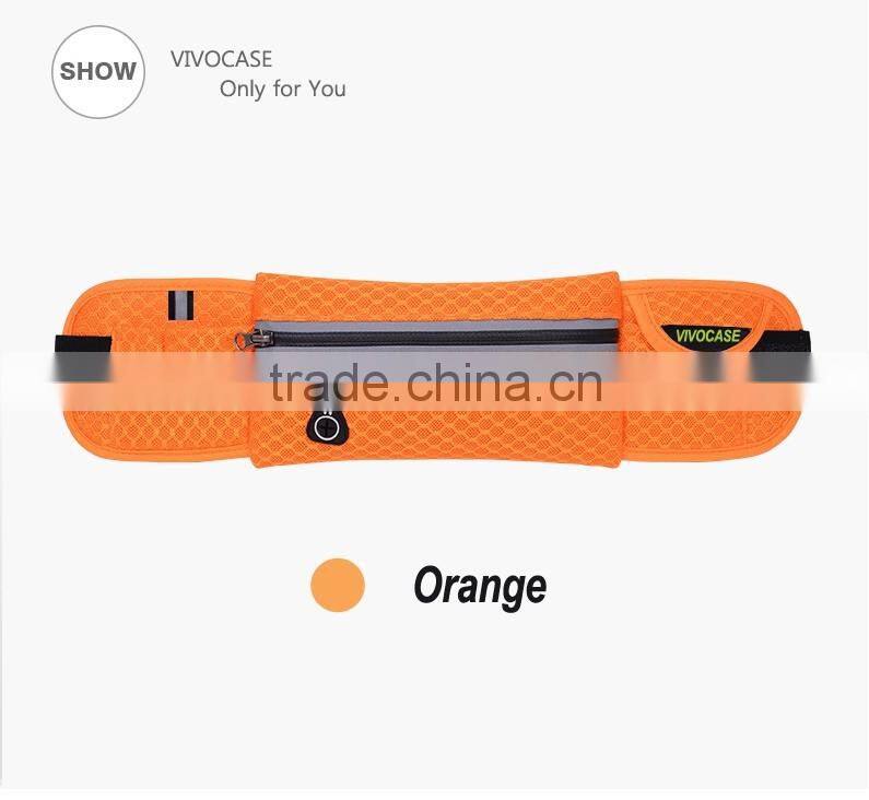Hot sell delicate multicolor waist bag for sports mesh fabric bags outside bags
