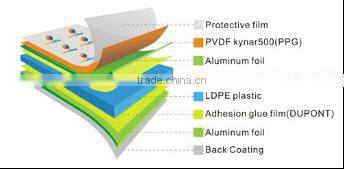 Jinhu Alushine ACP sheet/aluminum ACM panel