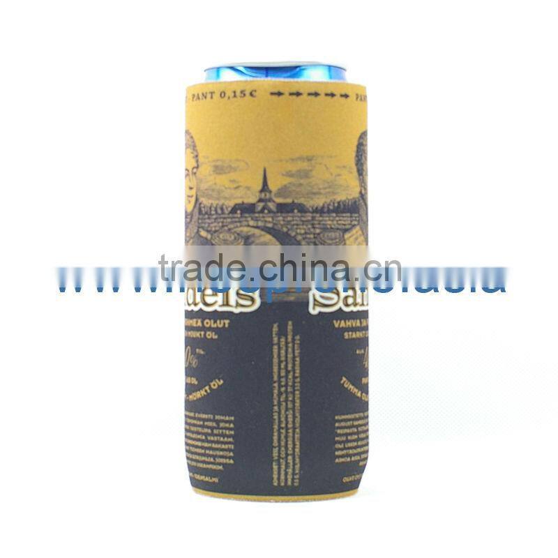 Neoprene Beer Can Cooler Print pattern and Logo