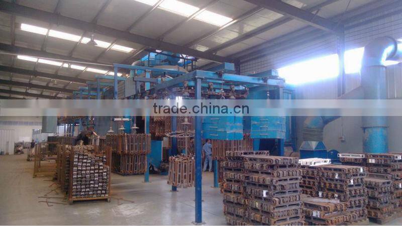 Q38 chain shot blast machine/rust stain remover/shot blasting machine for cleaning anchor chain/rust remover machine/