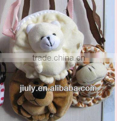 Cheap Cute Bear Plush Coin Purse money bag