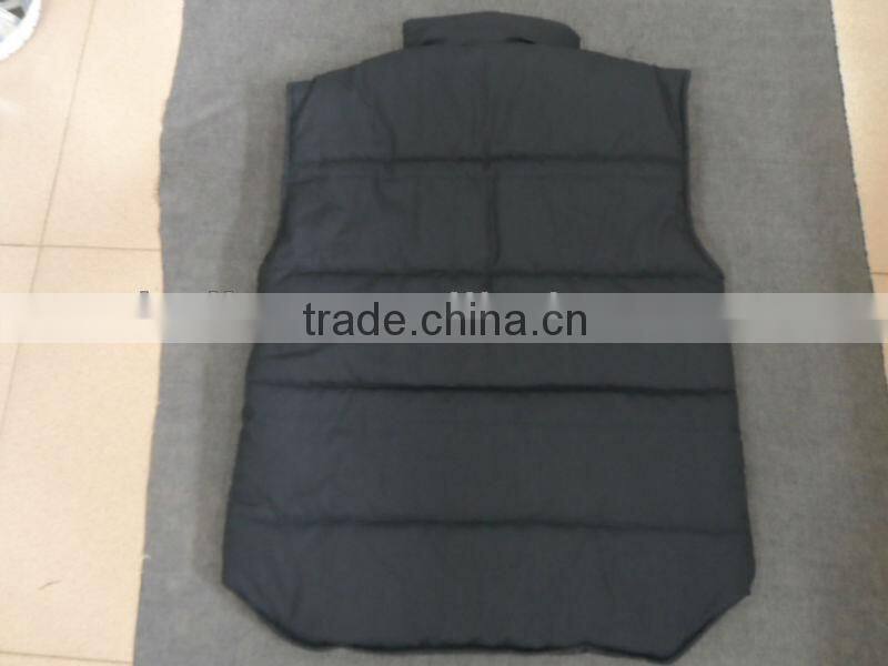Promotion polyester cheap padding vest