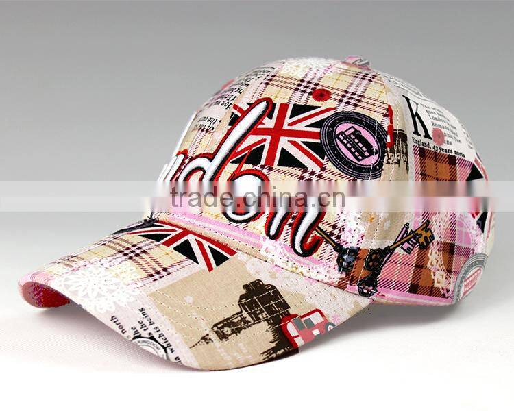 baseball cap cotton 6 panel sport cap