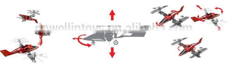 4D Stunt Helicopter 6 Channel RC Helicopter RTF 2.4GHZ Transmitter With Gyro