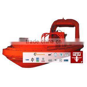 Inflatable rigid fender rescue boat