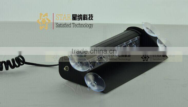 1W*8LED visor dash board emergency strobe lights red/ bule XN-21D