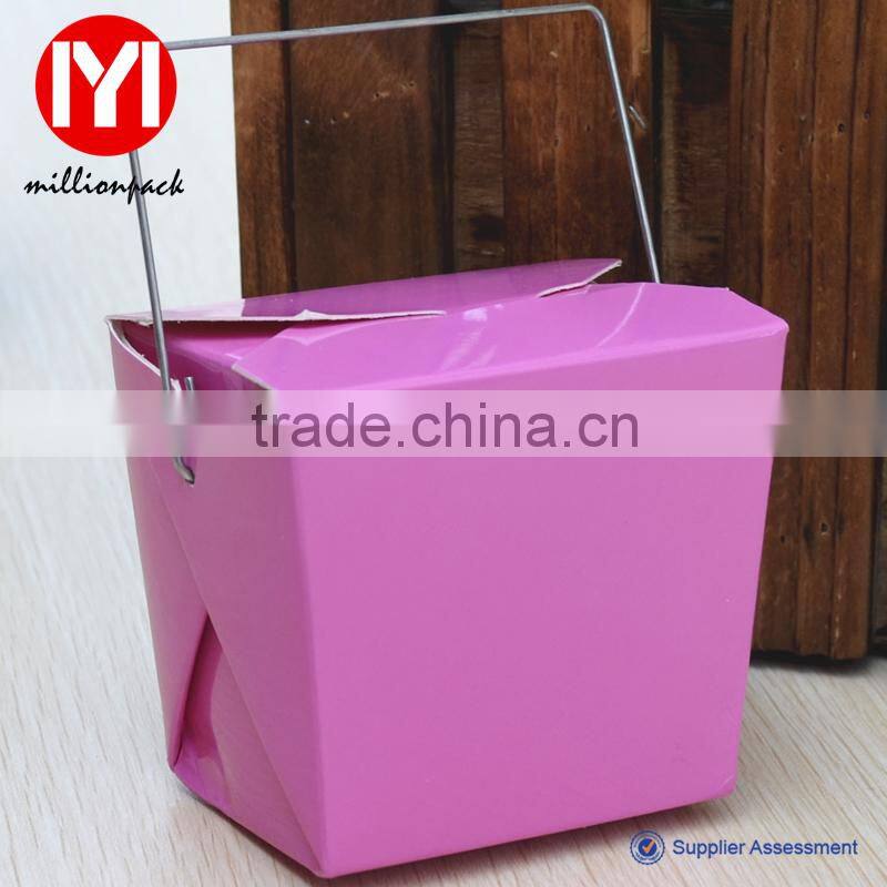 disposable food display paper noodle boxes/fast food boxes/pasta boxes