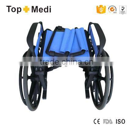 Full plastic light weight hospital wheelchair
