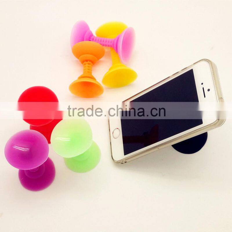 Promotion silicone suction cup holder for mobile phone