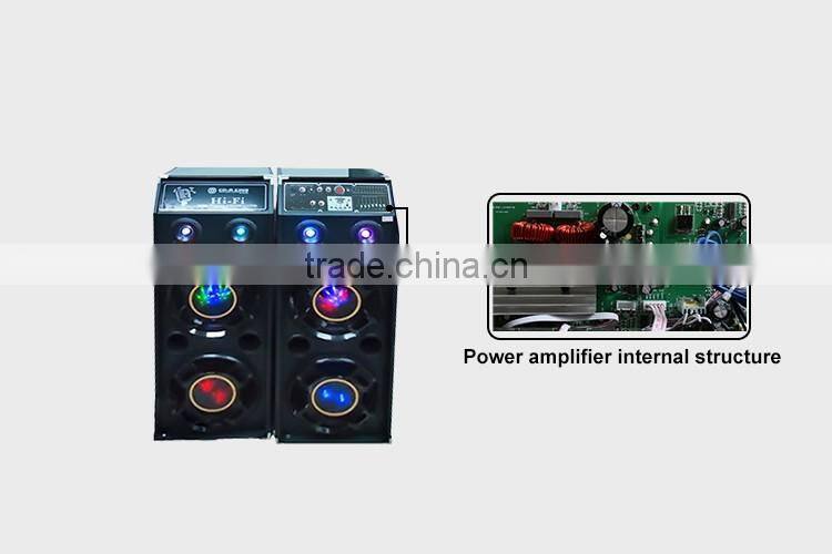 Professional Audio Amplifier with Flashing Light Wireless Sound Box For KTV