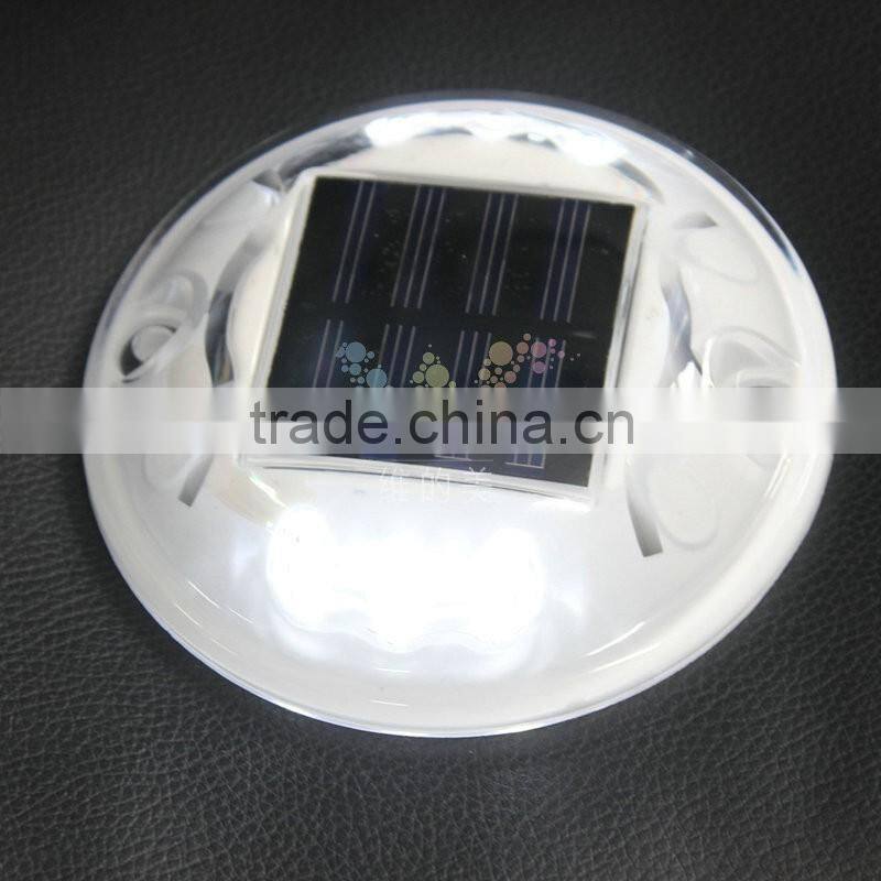 White color high quality Epistar LED 3m reflective glass road stud