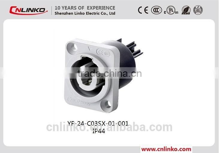 Made In China Male Female 3 Pole Audio Connector Cable With Silver-plated And Gold-plated