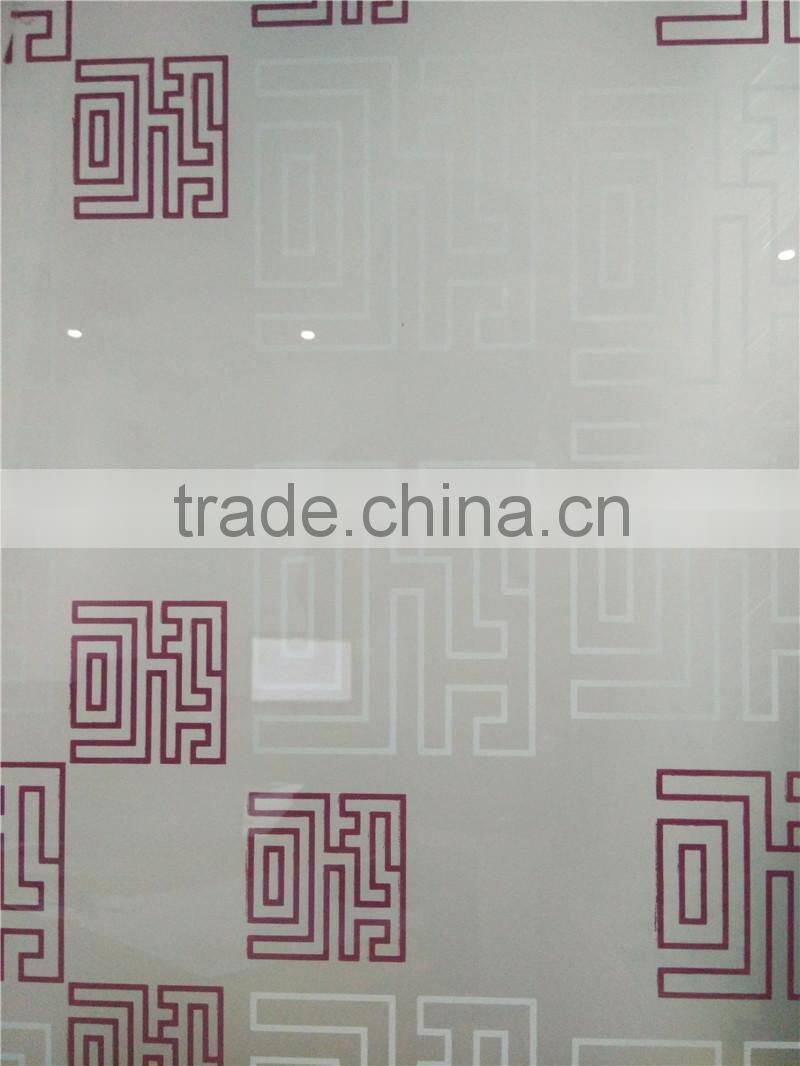 3mm 4mm 5mm SilkScreen Printed Tempered Glass Decorative Glass Silkscreen Printed Glass