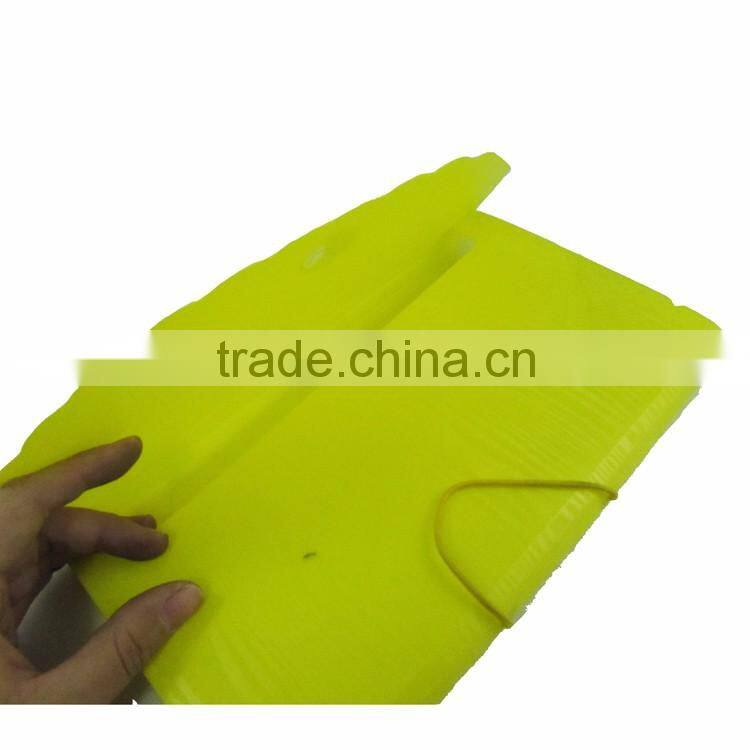 Expanding file folder with lock folder bag with elastic band