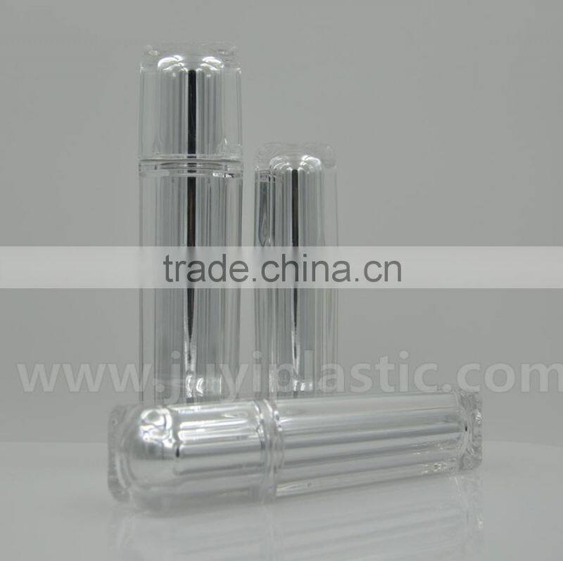 silver square acrylic cosmetic bottles container