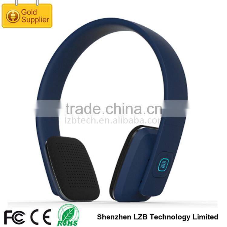 New Design for 2016 Wireless Bluetooth Stereo Headphone with 2 Ways Radio for Mobile Phones