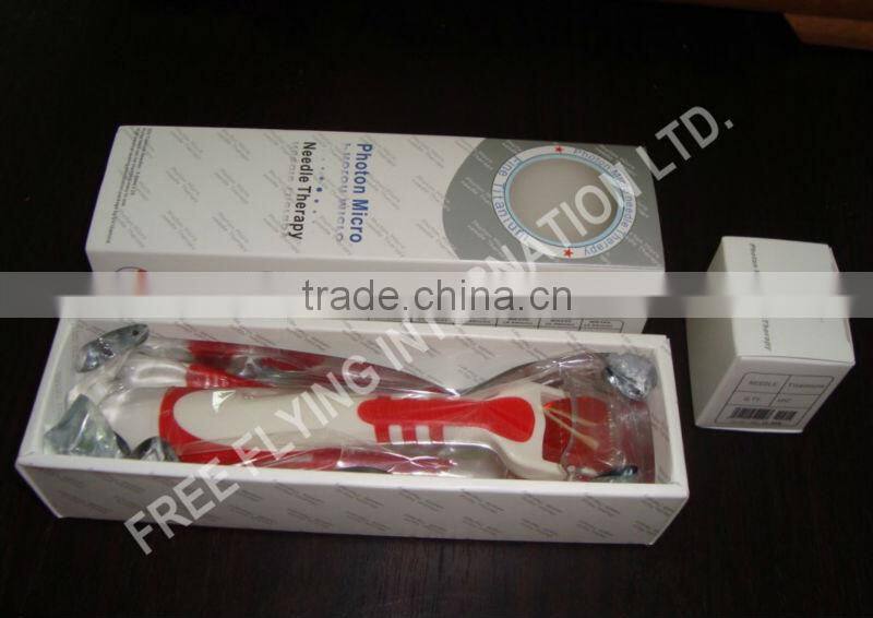 Micro needle pen with photon therapy