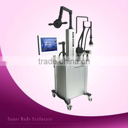 good quality LED ultrasonic multipolar RF liposuction slimming equipment