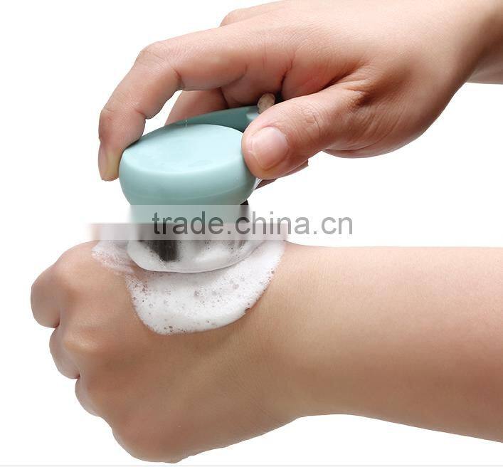 New Soft Mild Fiber Exfoliating Facial Brush Facial Face Deep Cleansing Clean Wash Pore Care Brush Head Wood face cleaner Hot