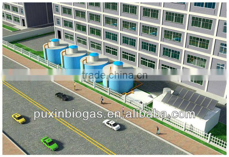 PUXIN humanity hight- efficiency family use septic tank biogas system