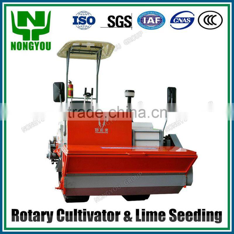 Customizable Rotary Tiller Manufacturers Rotary Tiller Machine Crawler Track Rotary Cultivator With Lime Spreader 2FG-180