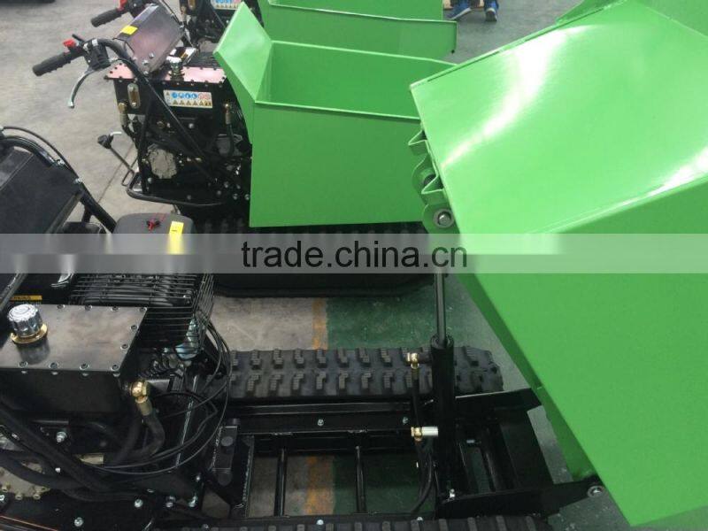 Europe hot selling 500kg mini construction green track dumper